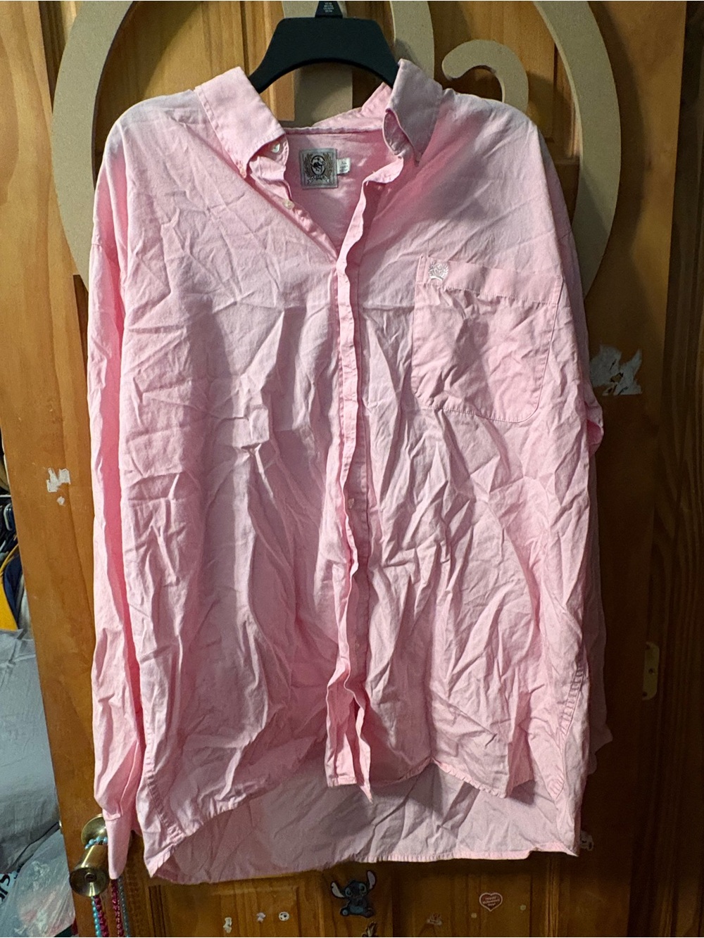 Cinch Light Pink Men's Button-Down Shirt